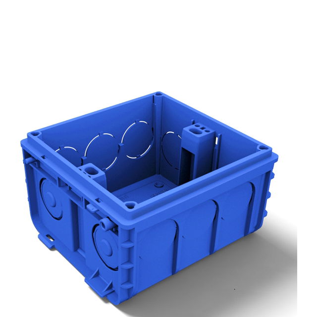 Legrand 86 type universal concealed bottom box three-color through-type ...