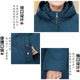 Grandma's winter coat, extra large cotton-padded jacket, middle-aged and elderly plus velvet cotton-padded coat, old lady's cotton-padded coat, mother's loose thick coat