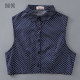 Large size fake collar for women polka dot shirt fake collar shirt collar multifunctional decorative collar autumn and winter sweater fake collar full cotton