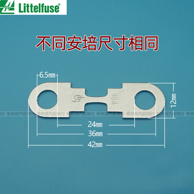 Car flat fuse/piece/bolt type battery high current fork bolt type fuse truck bus heavy card