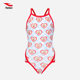 
Haosha girls swimsuit one-piece triangle hosa girls bear professional racing training competition swimming pool swimsuit