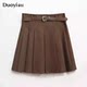 Duo is a new product of 2024 Spring and Autumn, fashionable, versatile and sweet temperament pleated skirt short skirt skirt 39DQ647069