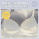Summer French underwear women's ultra-thin breathable large breasts, small and traceless adjustment type anti-sagging bra without steel rings