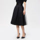 Piaole nets skirt female 2024 summer new commute temperament high waist high waist thin vertical fold mid skirt