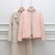 Thin down jacket for women with round neck short 2025 autumn and winter new liner V-neck slim fit warm bottom