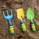 Gardening shovel three-piece set of children's planting succulent potted shovel kettle gadget beach bucket digging toys