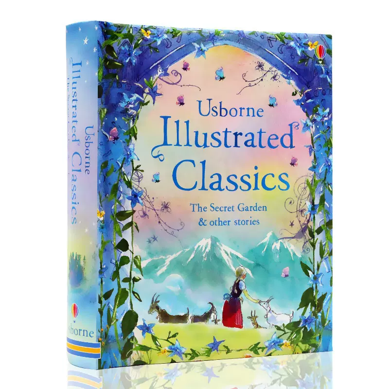 Usborne 精装插图故事书秘密花园英文原版绘本illustrated Secret Garden And Other Stories儿童英语 故事书经典童话图画故事书