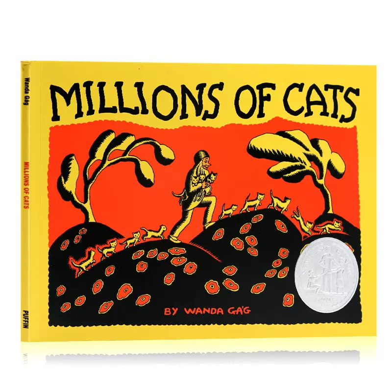 英文原版millions Of Cats 一百万只猫1929年纽伯瑞奖银奖刘易斯卡洛尔书架奖每个人都应该知道的100种绘本儿童英语启蒙书 英文原版millions Of Cats 一百万只猫1929年纽伯瑞奖银奖刘易斯卡洛尔书架奖每个人都应该知道的100种绘本儿童英语启蒙书