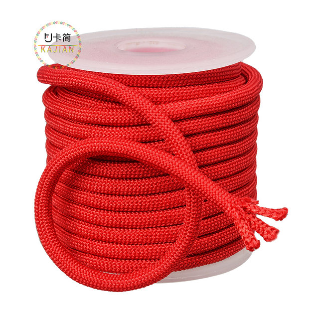 Kajian 3mm round rope 5mm Man wave rope handmade wiring rope hand rope necklace red rope DIY jade pendant lanyard