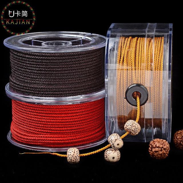 Card Jane Stubing Rope Caiser Jade Line Wear Beads Bracelet Weaving Rope Hand Bead Bad Bad Necklace Rope Hand Line