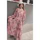 Fashionable popular version dress 2024 spring and summer new beautiful small open collar trouser long sleeve floral dress for women