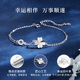 Vana lucky four-leaf clover bracelet women's sterling silver 2025 new light luxury niche exquisite birthday gift for girlfriend