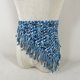 High-end ins lace-up triangle strap hot girl autumn and winter fashion trip with waist towel butt curtain knitted headscarf handmade
