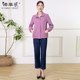 Middle-aged women's clothing 2025 spring wear new simple solid color stretch windbreaker jacket mother fashionable spring and autumn loose top