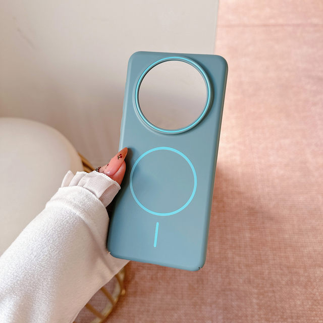 The new soft PC color matching magnetic suction is suitable for Huawei Mate70pro mobile phone case high -level sense full -inclusive hard shell Mate60pro skin sensor simple Mate60 luxury anti -fall Mate50 Mate50
