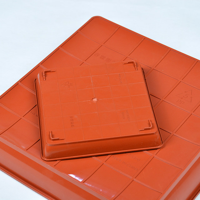 Gardening square large flower pot tray thickened flower holding bottom plate holding the square flower pot base to connect to the water tray