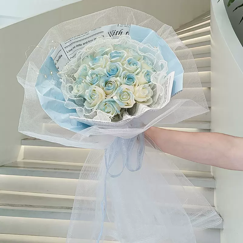 结婚花束蓝 新人首单立减十元 21年11月 淘宝海外