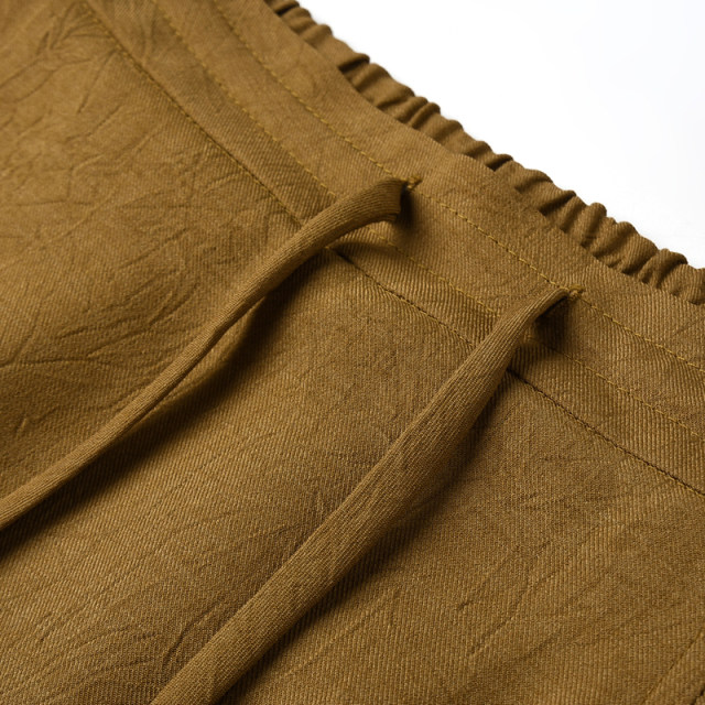 
2024 summer outfit Outlets counter High-end DY series irregular mid-length skirt elastic waist lace-up skirt