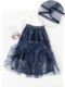 2024 spring new heavy industry mid-skirt gauze skirt mesh skirt skirt women half-body A-line gauze skirt women high waist look slim