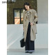 CIRCLOFY, high-end, simple and deconstructed, casual and versatile mid-length windbreaker jacket jacket