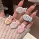 Girl cream cute little fish hair clip macaron ins style bangs clip side clip girl bb clip headdress