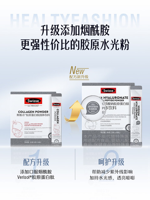 Swisse Collagen Peptide Hydrating Powder Sodium Hyaluronate Oral Hyaluronic Acid