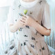 Spot linen embroidered sleeveless dress for women long skirt 2024 summer round neck vest skirt