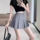 
Black pleated skirt for women in spring and autumn summer 2024 new hot girl miniskirt, small high-waisted slim suit