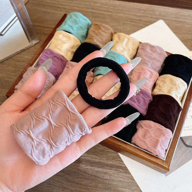 Facial mask, hair ring, headband, women's 2024 new high ponytail adult hair tie rubber band, high elastic durable hair rope headband