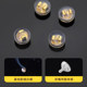 Ultra-tight silicone ear blockage preventing support earrings lifter lock ear needle ear cap gold ear stud back plug fixer