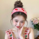 Li Qin's same style hair dip sticker bangs sticker knitted embroidered hairband Velcro hair sticker broken hair arrangement artifact