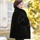Mother's noble winter mink coat middle -aged and elderly grandmother's mink velvet fur jacket in the middle of the elderly

