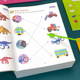 Baby connection book develops intelligence from 3 to 6 years old, connection matching logical thinking concentration training book for young children