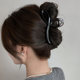 Simple and versatile water drop lines large hair clips for women with high-end temperament hair chuck hair clips for a lot of hair shark clips
