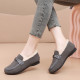 Old Beijing cloth shoes for women plus velvet mom cotton shoes winter non-slip soft sole warm grandma shoes flat casual beanie shoes