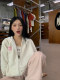 NVPVVA autumn and winter rainbow polka dot lined zipper hoodie national trend couple plus velvet loose jacket