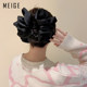 2024 new bubble grabbing high -level sense bows hair clip behind the head plate hair clip card shark clip jewelery
