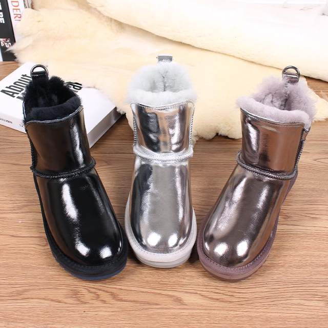 Fur-in-one snow boots for women 2024 new short-tube waterproof winter velvet thickened anti-slip student cotton shoes