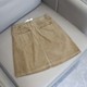 Clearance corduroy skirt autumn and winter new high-waisted slim hip A-line skirt small short skirt pocket broken
