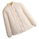 Pure handmade cotton cotton coat for women, mother thickened and warm cotton jacket for winter and cold, wearing cotton coat for winter
