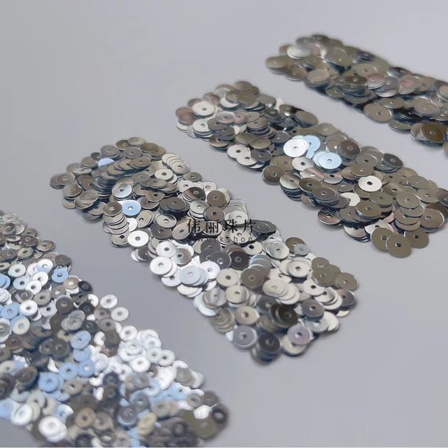 French embroidery sequins, clothing accessories, PET hand-sewn sequins