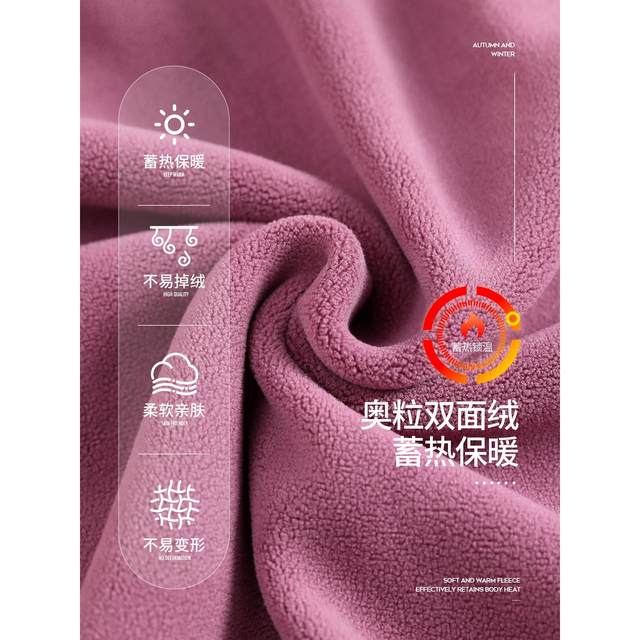 
Mom's thickened Austrian grain double-sided velvet jacket for women autumn and winter new fashion stand-up collar warm plus velvet sweatshirt cardigan top