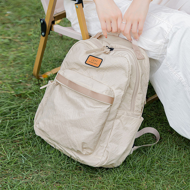 Left Field Backpack leff field bag backpack female travel lightweight new college student ...