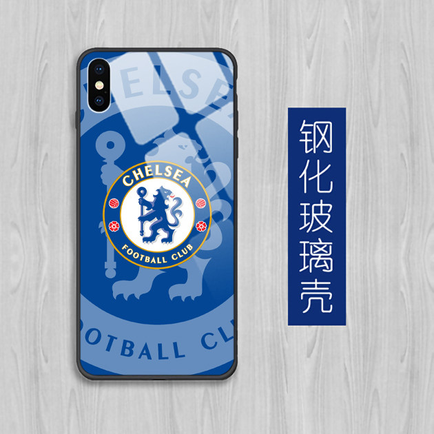 Tempered glass Chelsea mobile phone case suitable for Huawei, OnePlus, OPPO, Samsung, vivo, Apple, Meizu, Xiaomi, Redmi, Honor, Chelsea, Enzo Palmer, Azar protective case