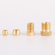 4/6/8mm lubricating oil pipe joint CNC machine tool card sleeve bushing M10*1 double cone meson core three-piece set