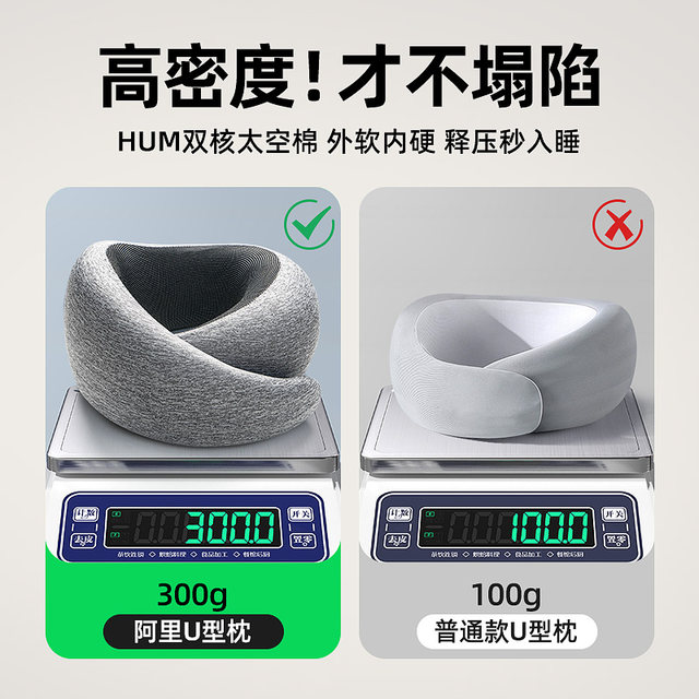 Ostrich U-shaped pillow travel portable long-distance plane driving for sleeping pillow protecting neck pillow hard support power tool
