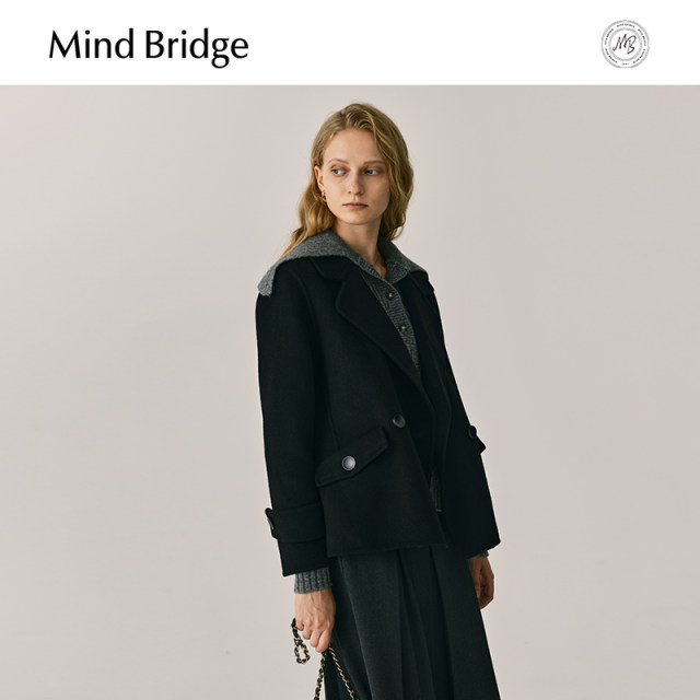 MB MINDBRIDGE Hundred Family New Double Model Coats 2024 Winter Women's Community Community Commuters