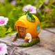 Orange hut creative micro -landscape house garden bonsai decorative desktop ornament to give friends birthday blessing gifts
