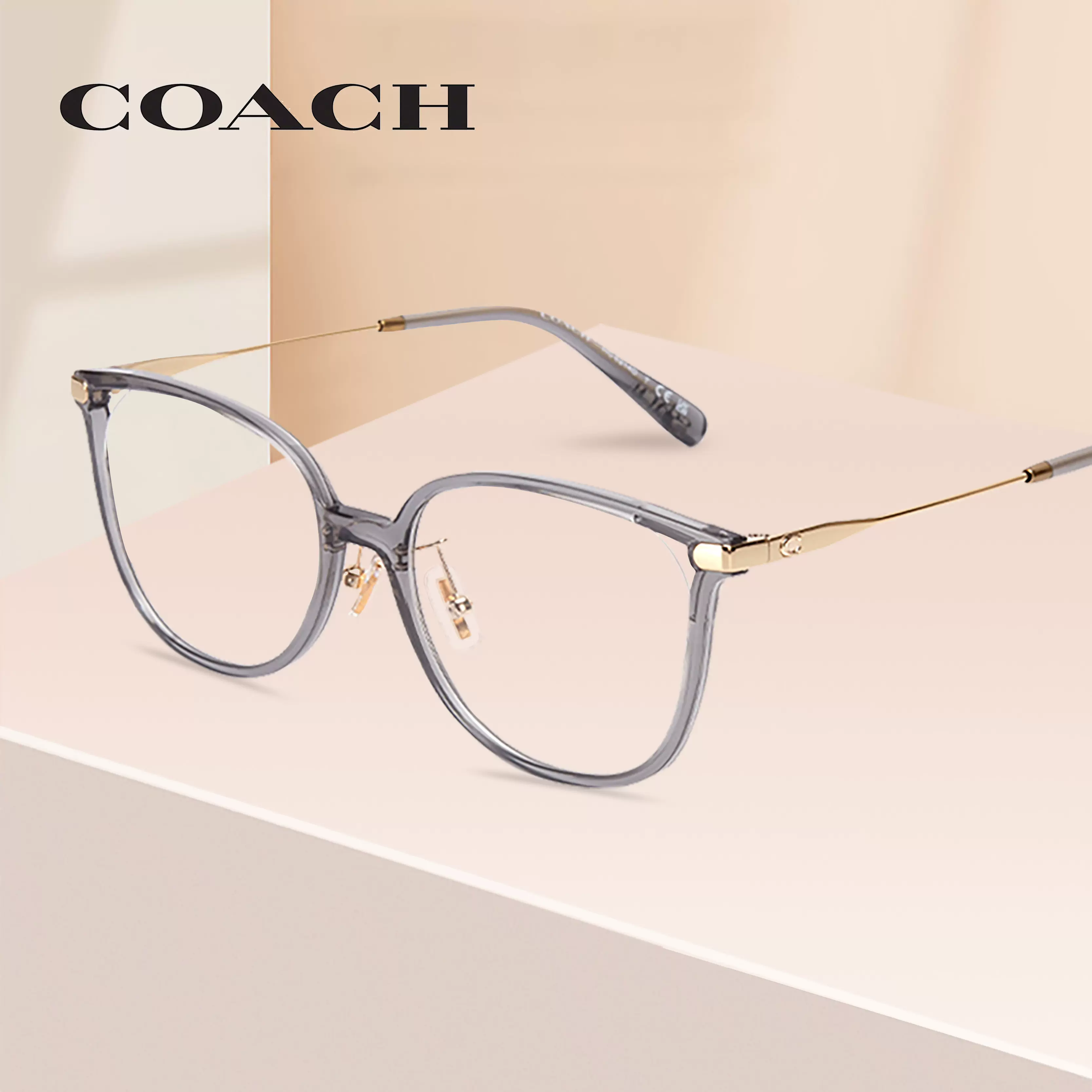 新品】COACH蔻驰光学眼镜架板材全框时尚女近视镜架OHC6214D-Taobao