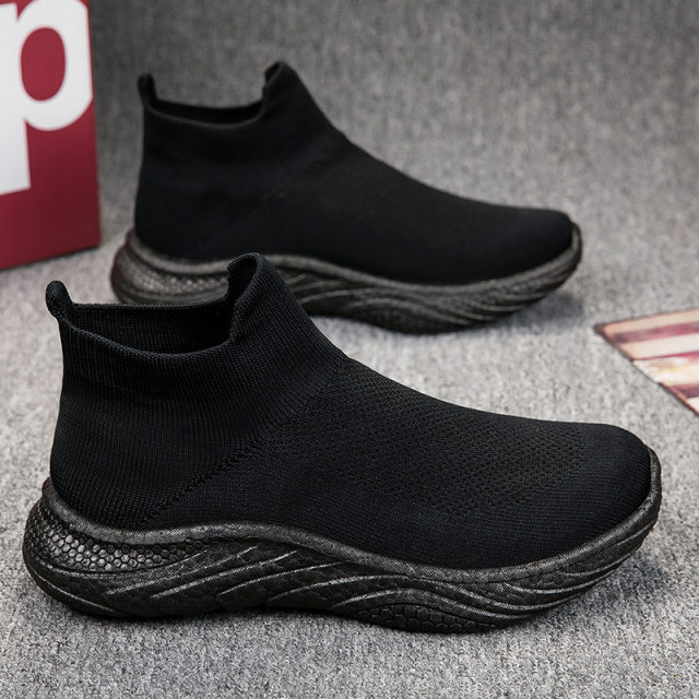 
Fashion selection of men's shoes, high-top canvas shoes, men's casual sports running lightweight large-size shoes for men